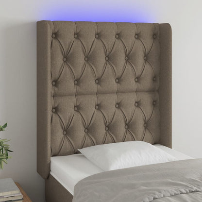 Sengegavl Med LED-lys Stof - Variant 3124362