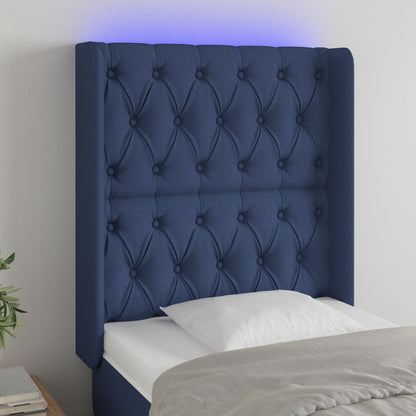 Sengegavl Med LED-lys Stof - Variant 3124364