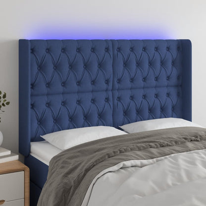 Sengegavl Med LED-lys Stof - Variant 3124388