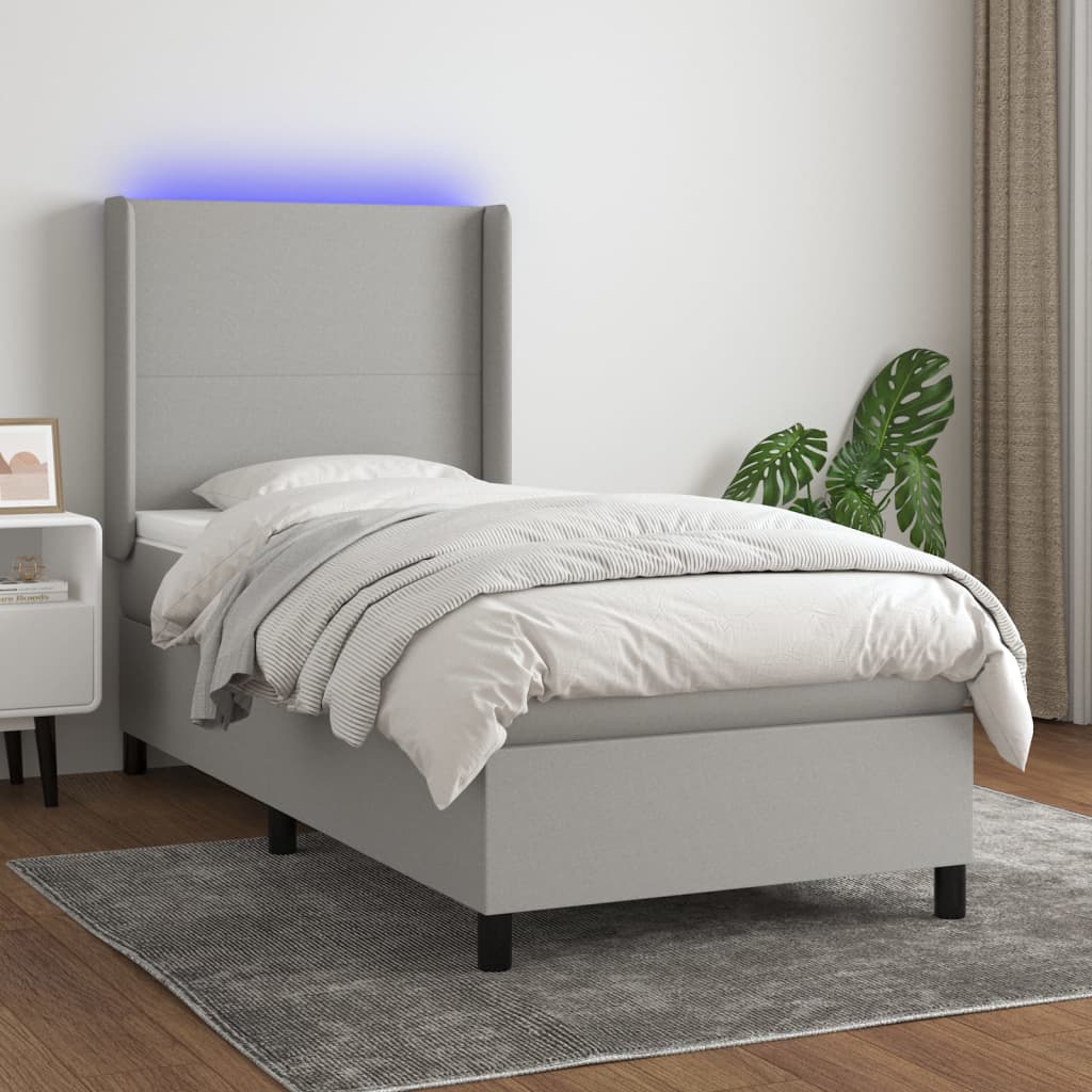 Kontinentalseng Med LED-lys Stof - Variant 3138117