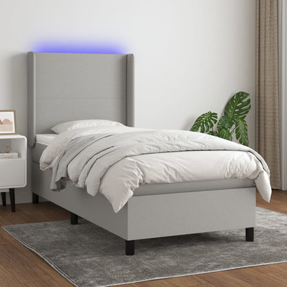 Kontinentalseng Med LED-lys Stof - Variant 3138117