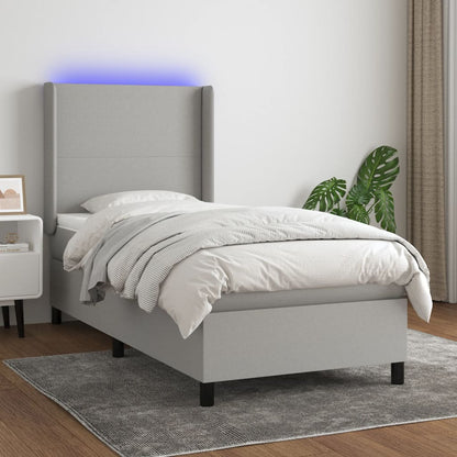 Kontinentalseng Med LED-lys Stof - Variant 3138125