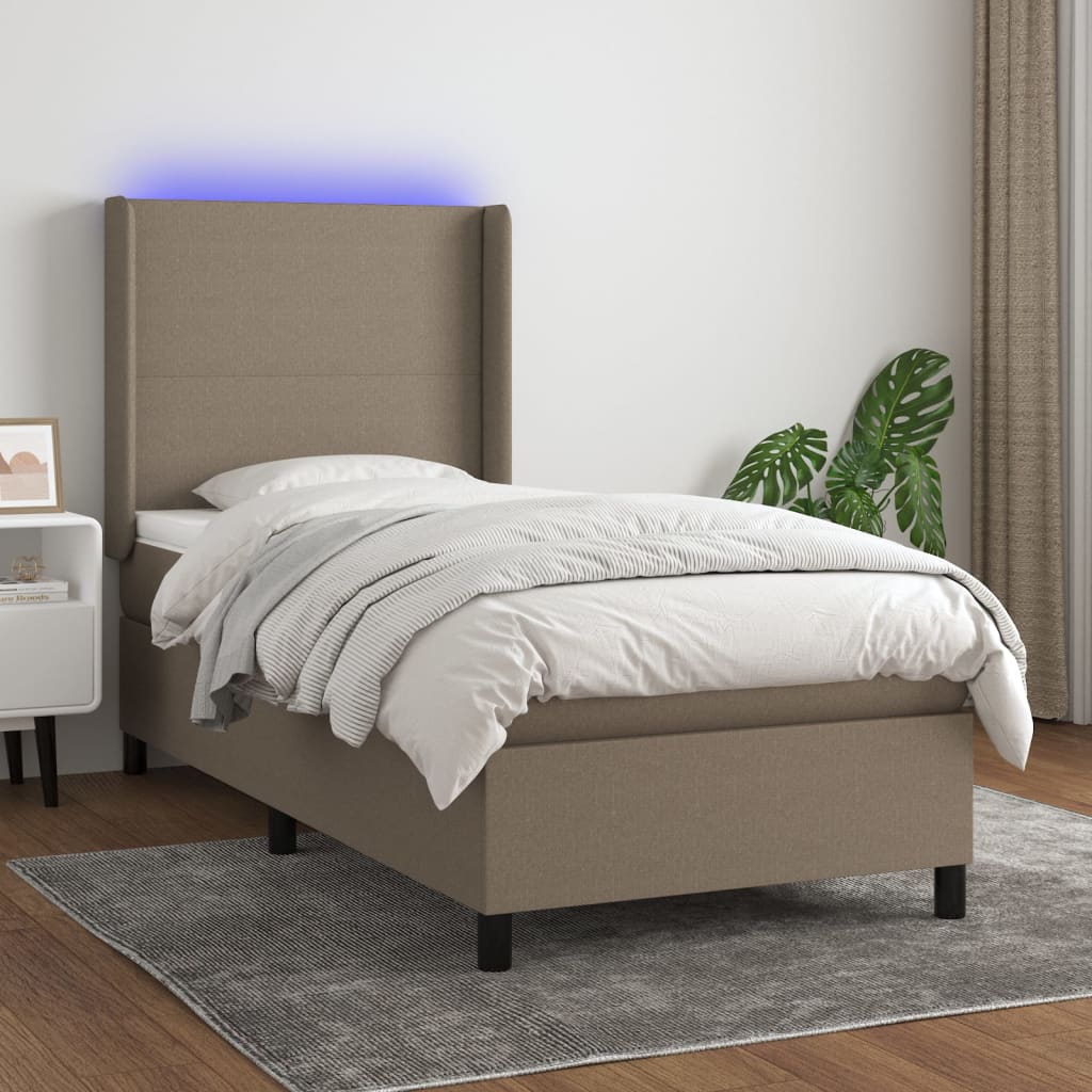 Kontinentalseng Med LED-lys Stof - Variant 3138137