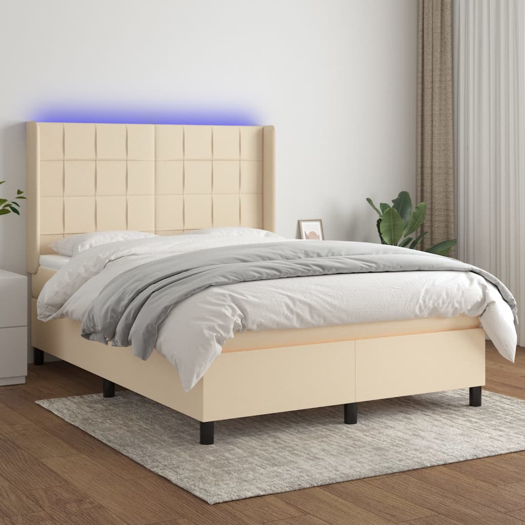 Kontinentalseng Med LED-lys Stof - Variant 3138322