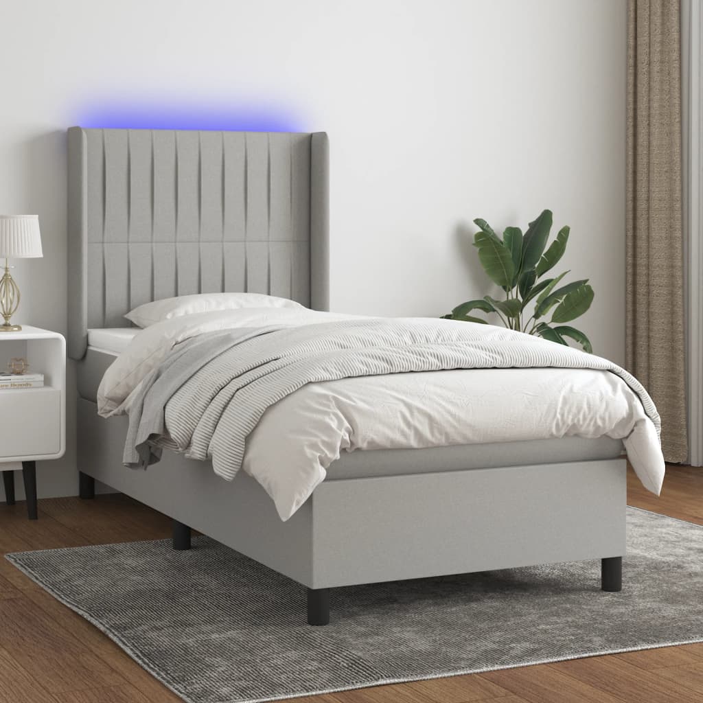Kontinentalseng Med LED-lys Stof - Variant 3138429