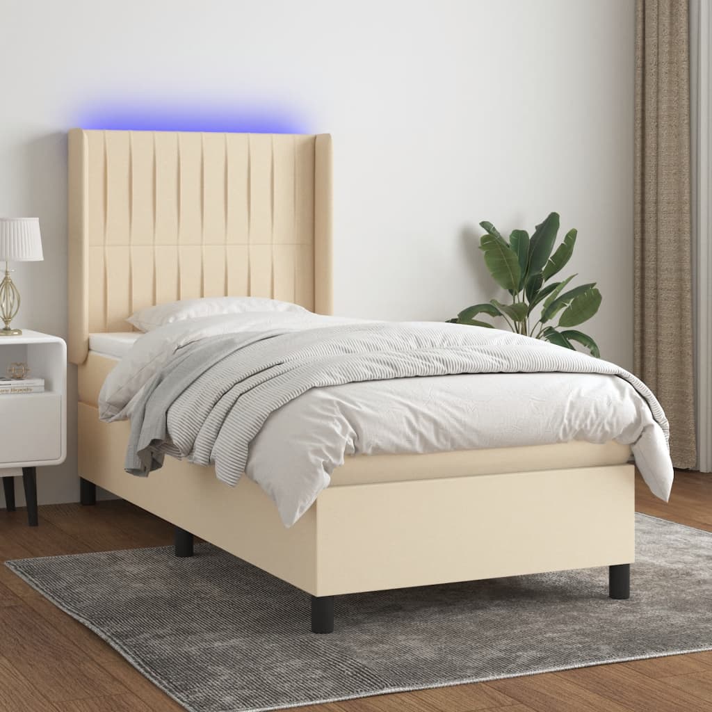 Kontinentalseng Med LED-lys Stof - Variant 3138450
