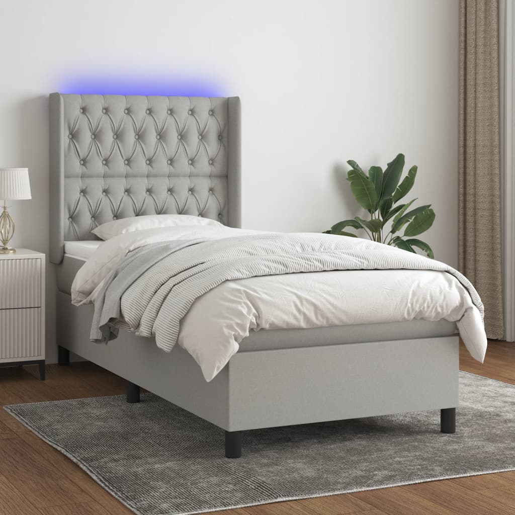 Kontinentalseng Med LED-lys Stof - Variant 3138517