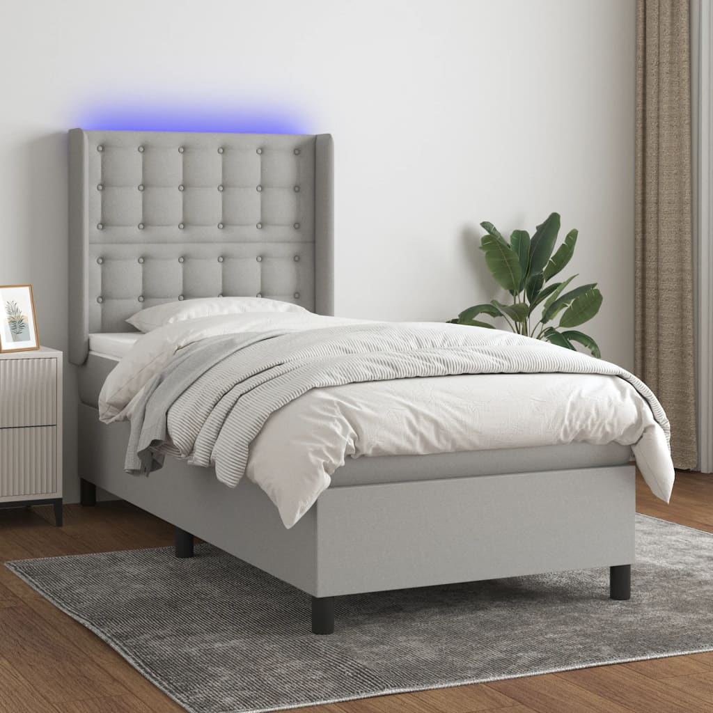 Kontinentalseng Med LED-lys Stof - Variant 3138597