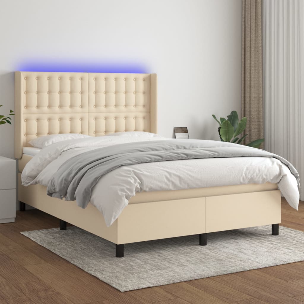 Kontinentalseng Med LED-lys Stof - Variant 3138642