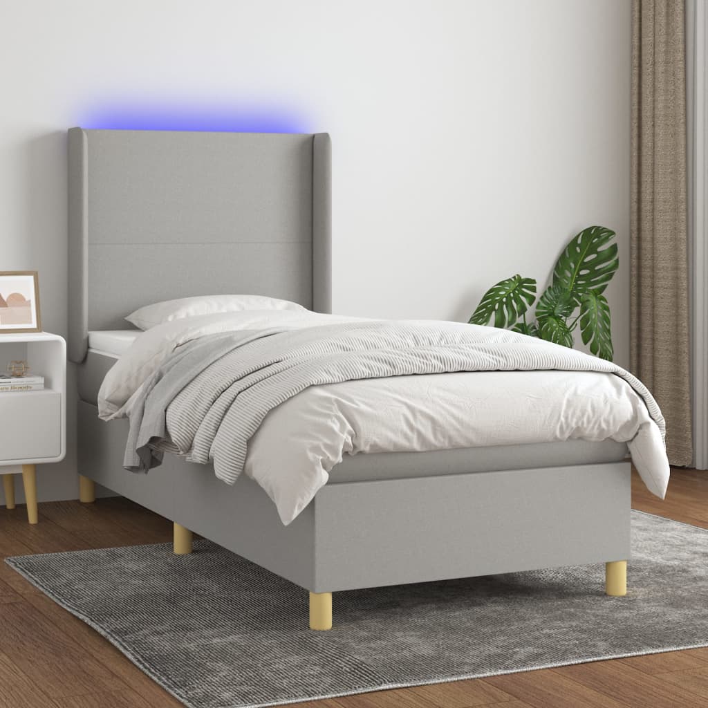Kontinentalseng Med LED-lys Stof - Variant 3138685