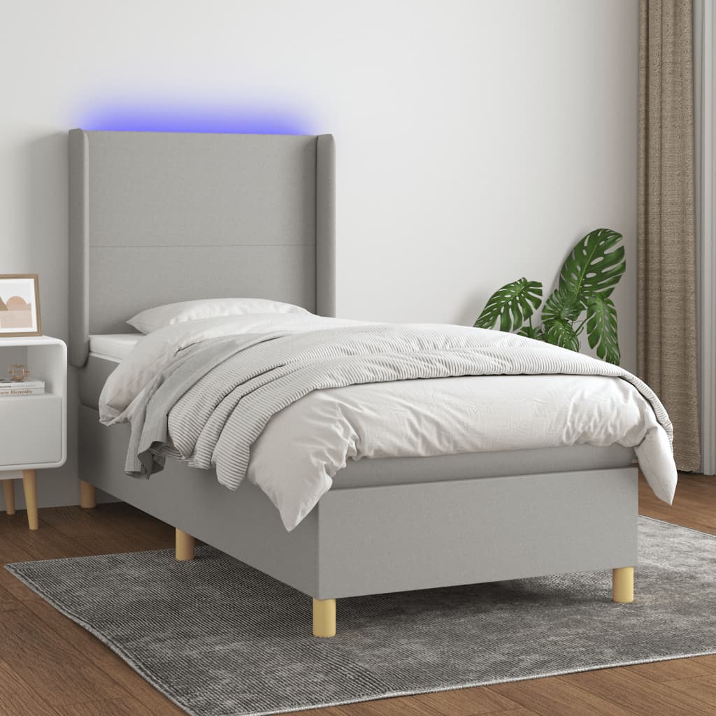 Kontinentalseng Med LED-lys Stof - Variant 3138693