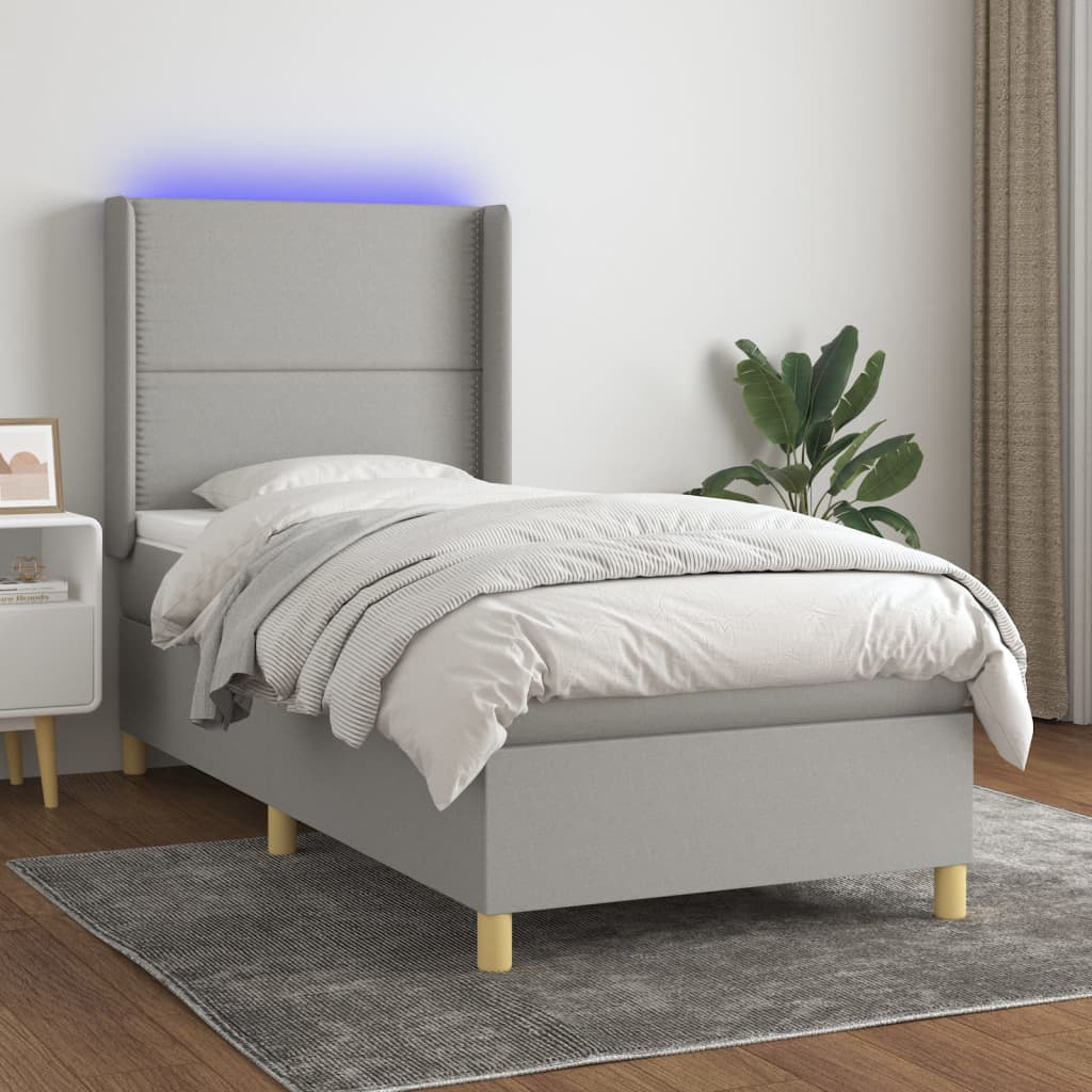 Kontinentalseng Med LED-lys Stof - Variant 3138773