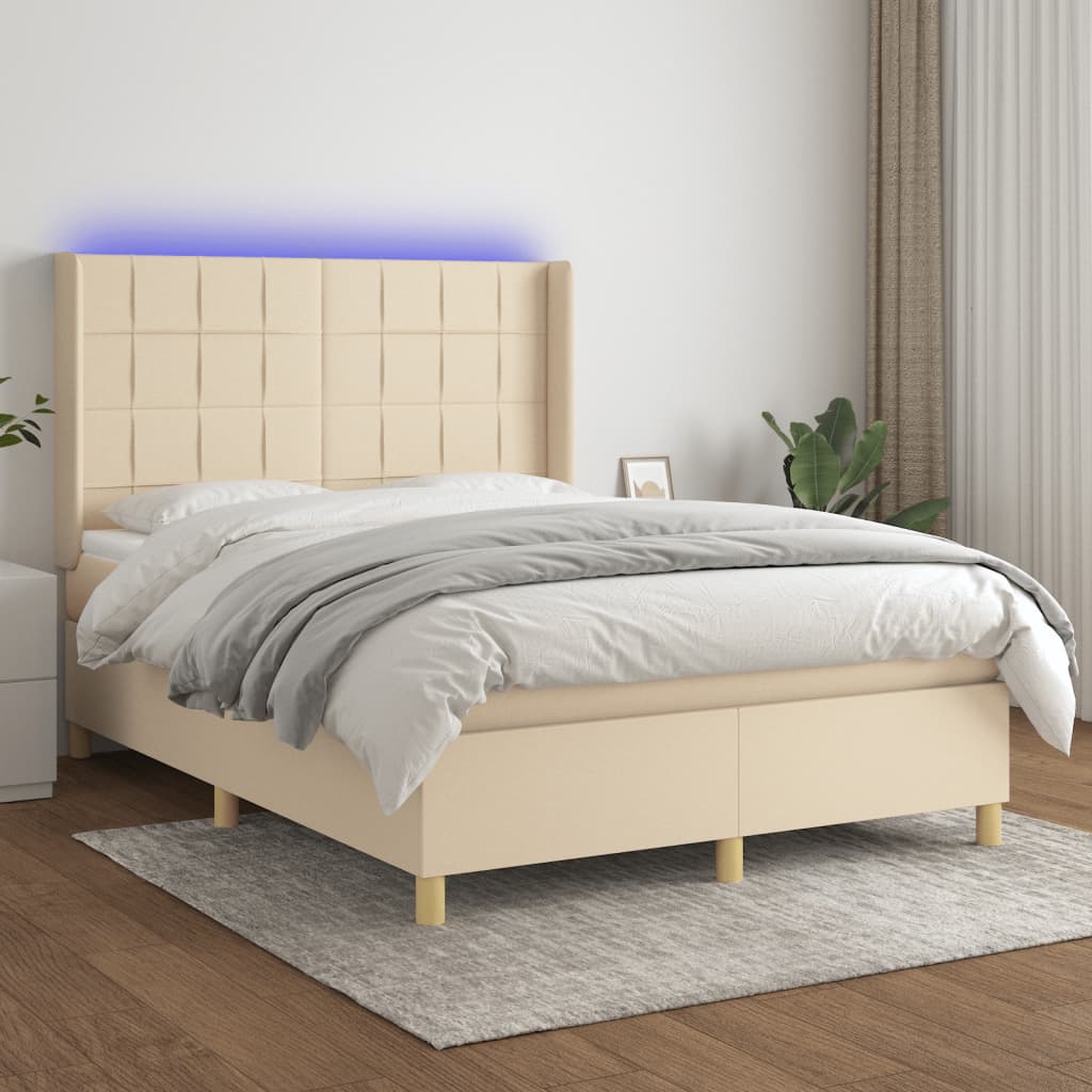 Kontinentalseng Med LED-lys Stof - Variant 3138874