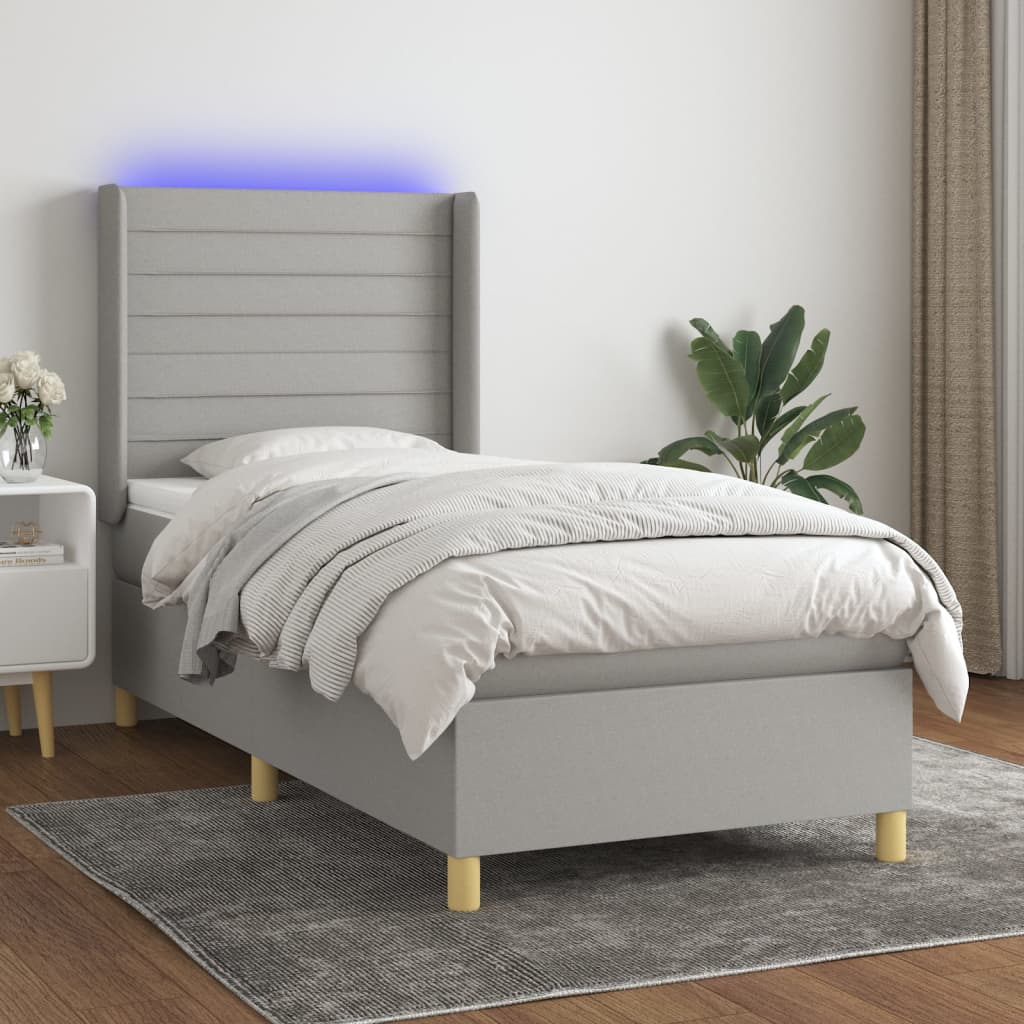 Kontinentalseng Med LED-lys Stof - Variant 3138909