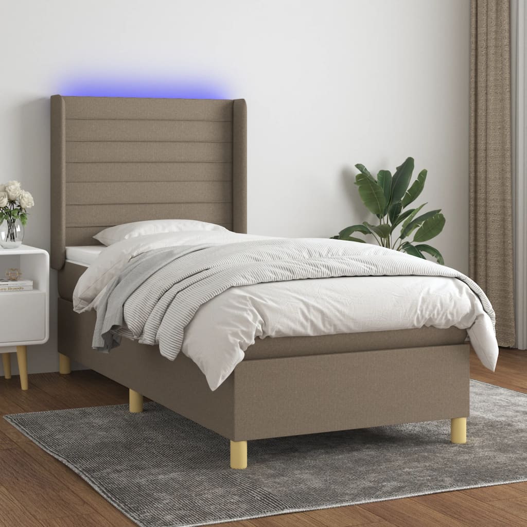 Kontinentalseng Med LED-lys Stof - Variant 3138913