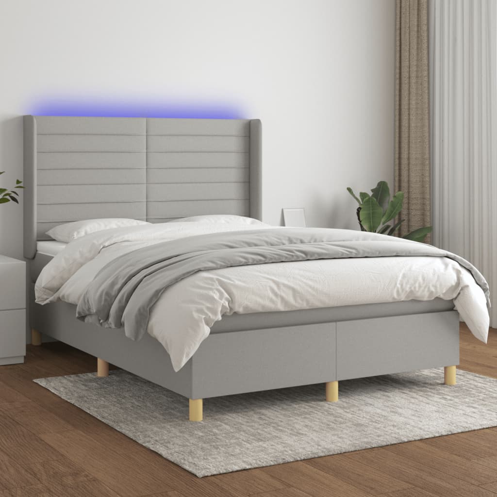 Kontinentalseng Med LED-lys Stof - Variant 3138949