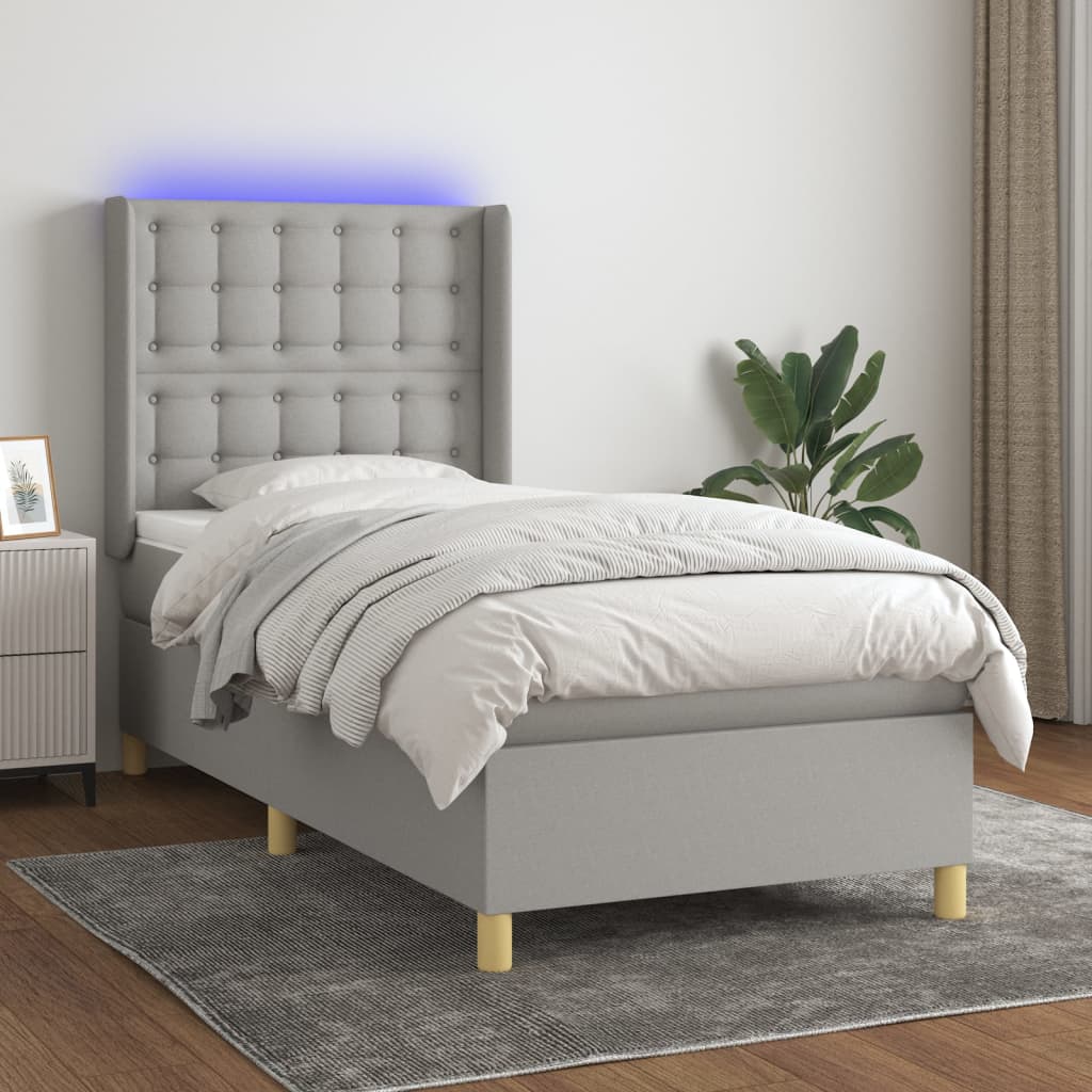 Kontinentalseng Med LED-lys Stof - Variant 3139157