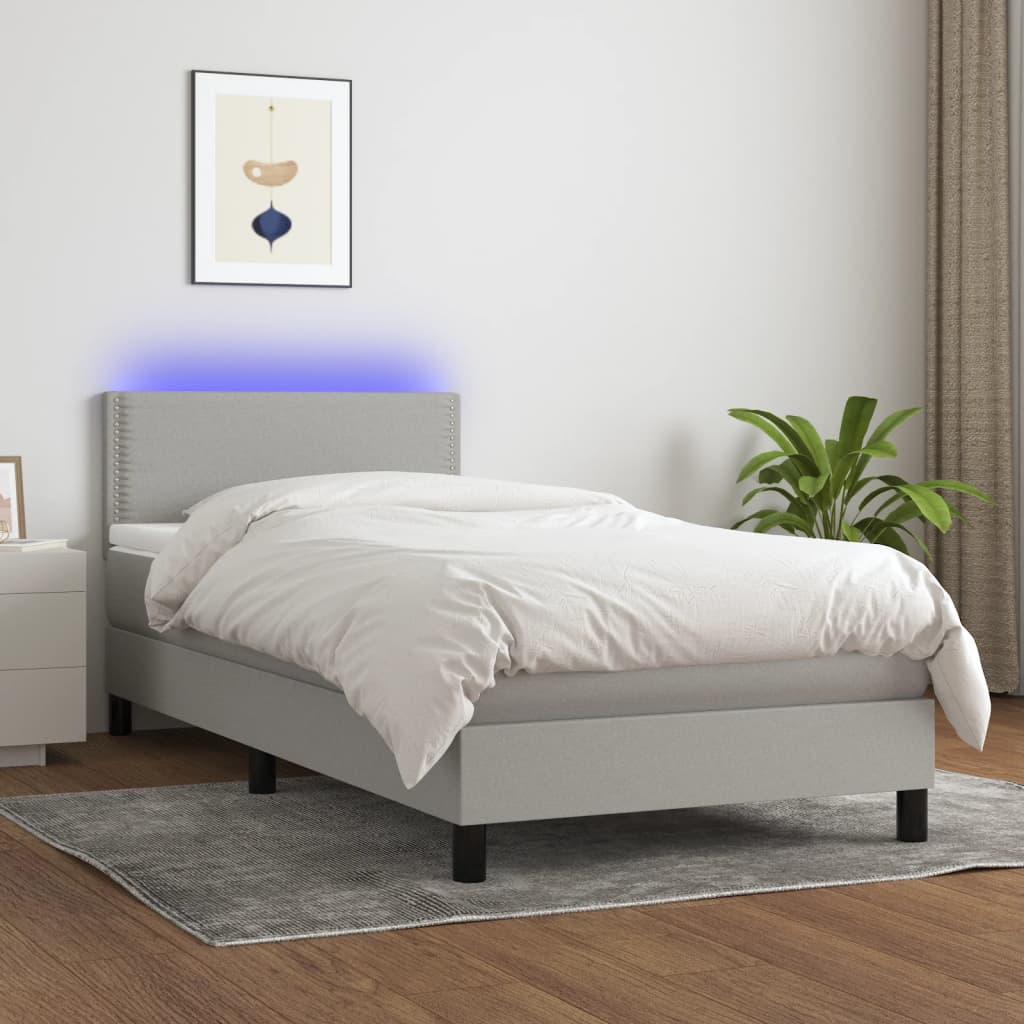 Kontinentalseng Med LED-lys Stof - Variant 3133053