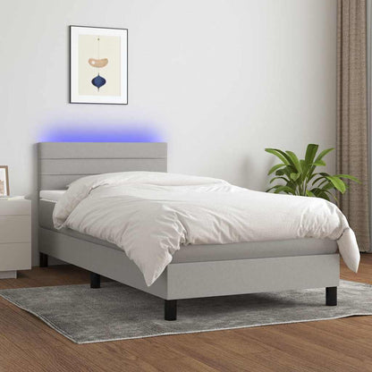 Kontinentalseng Med LED-lys Stof - Variant 3133205