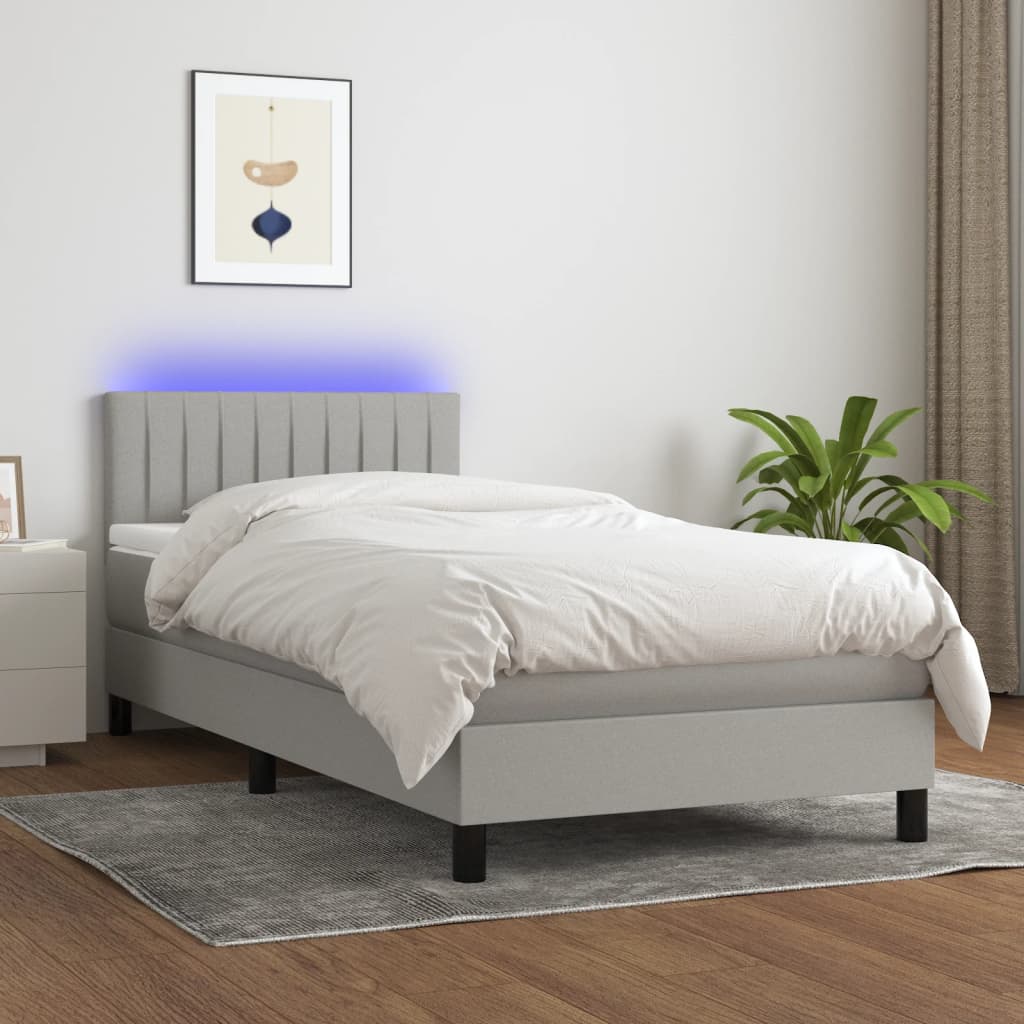 Kontinentalseng Med LED-lys Stof - Variant 3133277