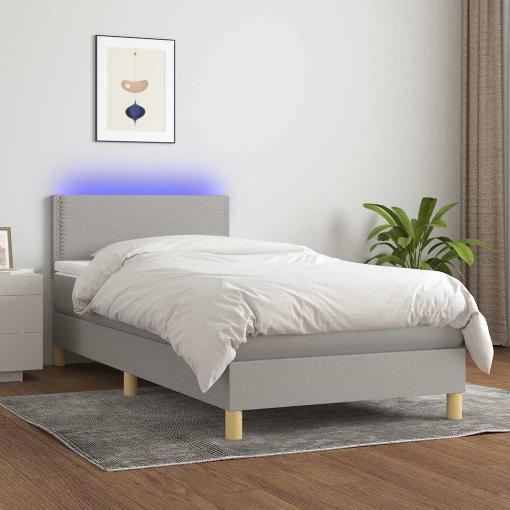 Kontinentalseng Med LED-lys Stof - Variant 3133613