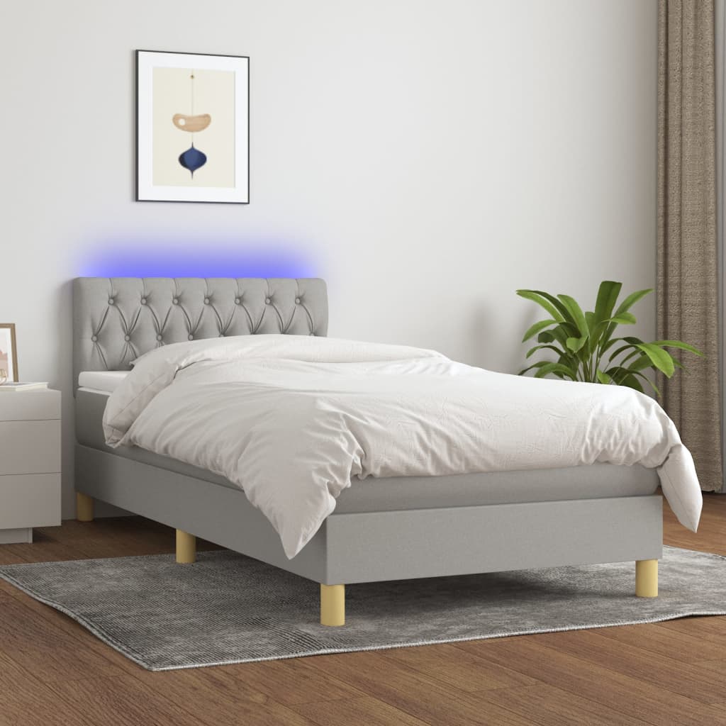 Kontinentalseng Med LED-lys Stof - Variant 3133933