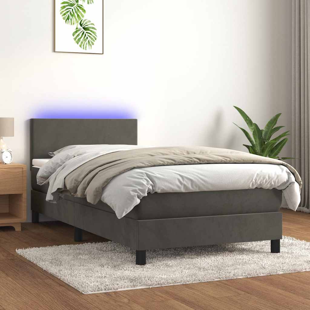 Kontinentalseng Med Led-lys Velour