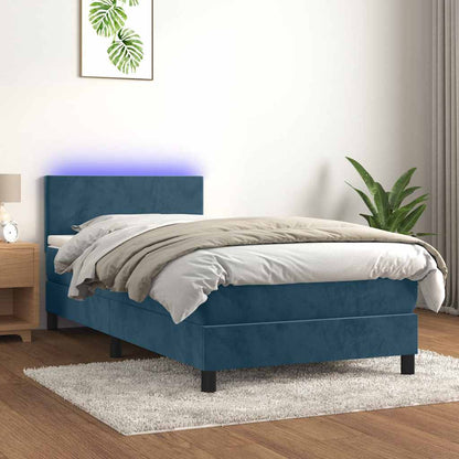 Kontinentalseng Med Led-lys Velour