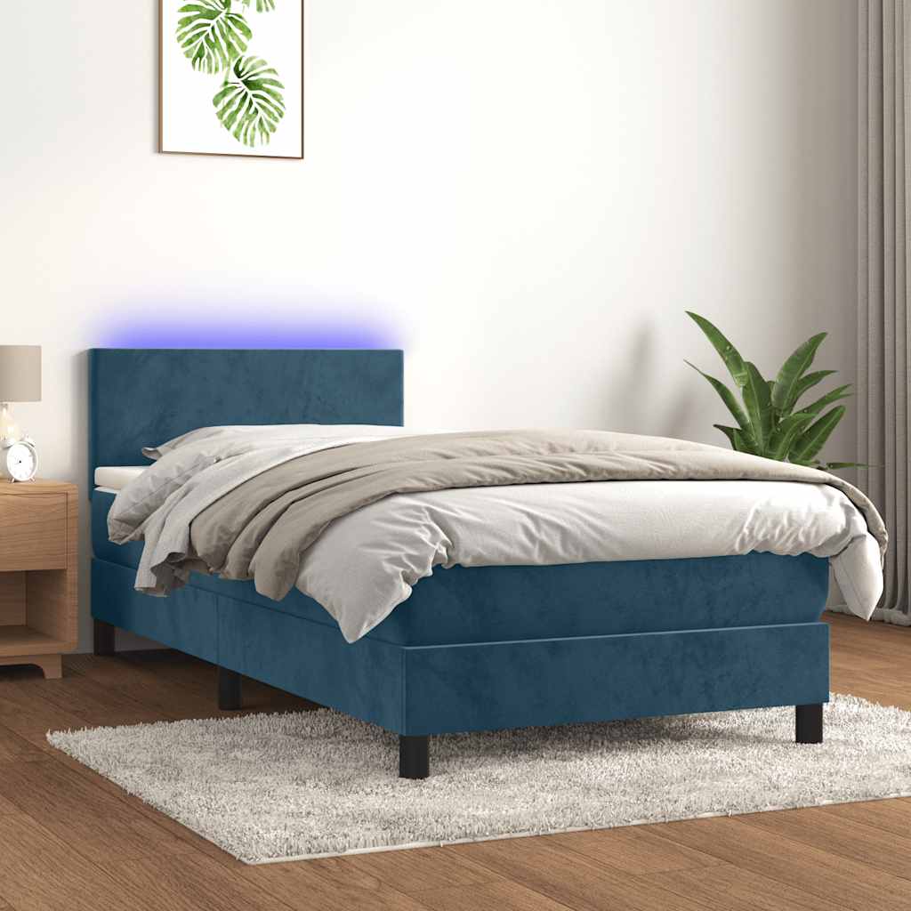 Kontinentalseng Med Led-lys Velour