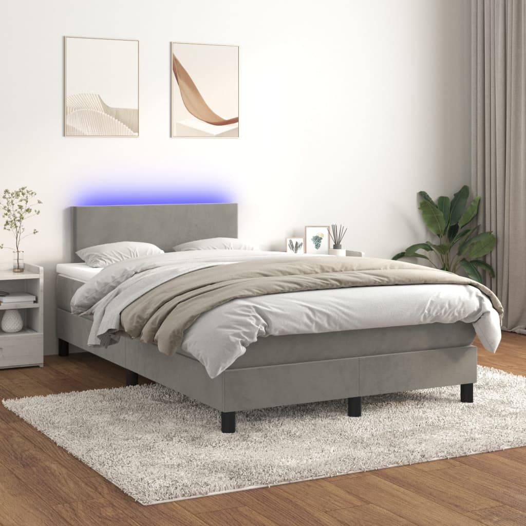 Kontinentalseng Med Led-lys Velour