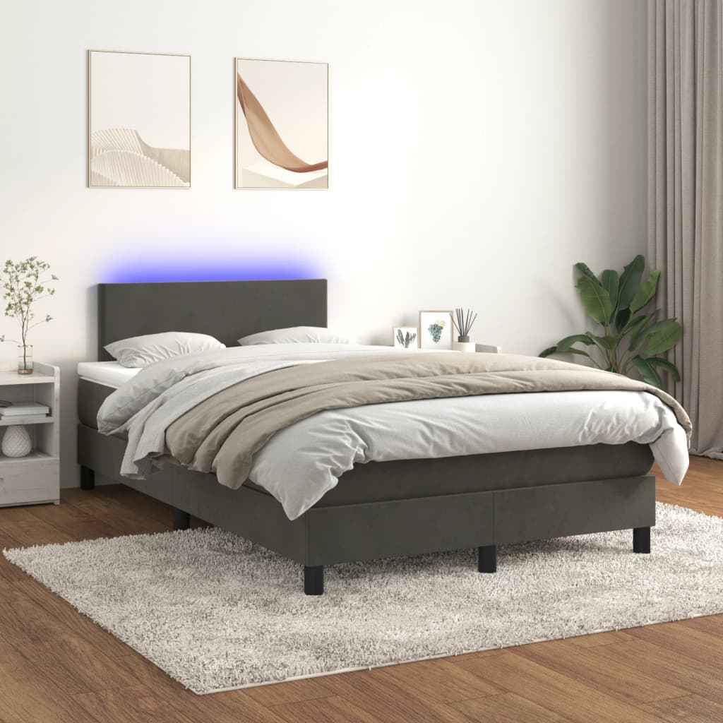 Kontinentalseng Med Led-lys Velour