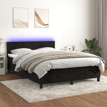 Kontinentalseng Med Led-lys Velour
