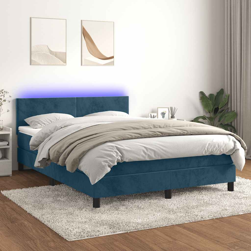 Kontinentalseng Med Led-lys Velour