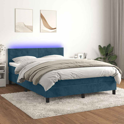 Kontinentalseng Med Led-lys Velour