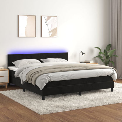 Kontinentalseng Med Led-lys Velour