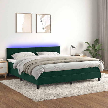 Kontinentalseng Med Led-lys Velour