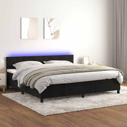 Kontinentalseng Med Led-lys Velour
