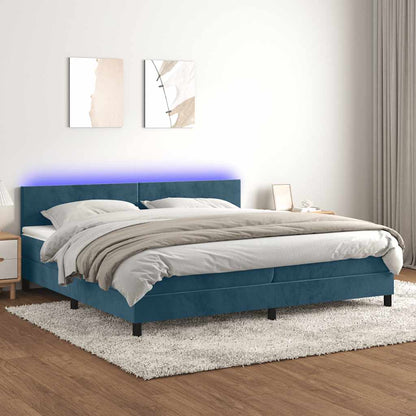 Kontinentalseng Med Led-lys Velour