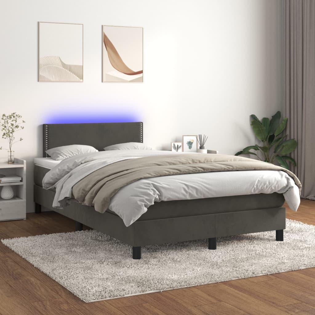 Kontinentalseng Med Led-lys Velour