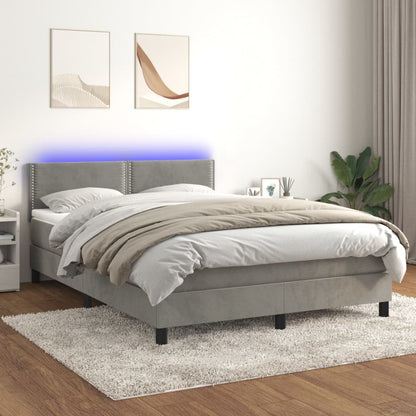 Kontinentalseng Med Led-lys Velour
