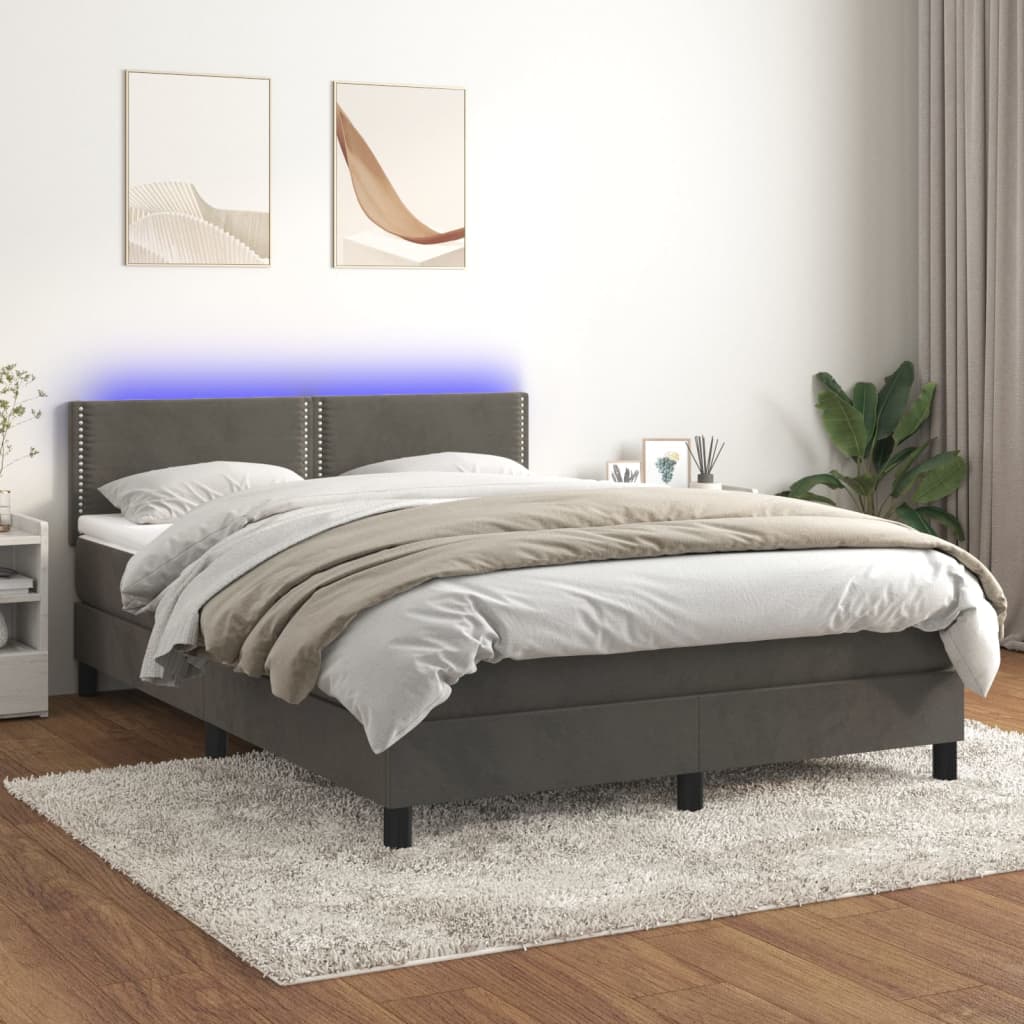 Kontinentalseng Med Led-lys Velour