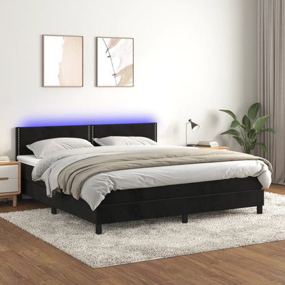 Kontinentalseng Med Led-lys Velour