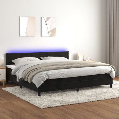 Kontinentalseng Med Led-lys Velour