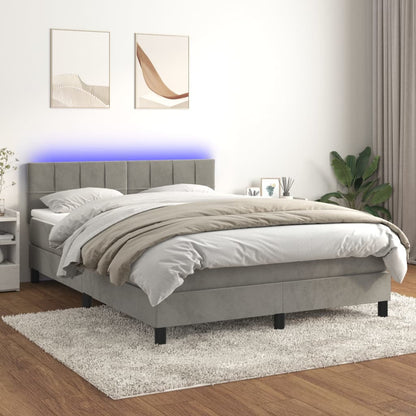 Kontinentalseng Med Led-lys Velour