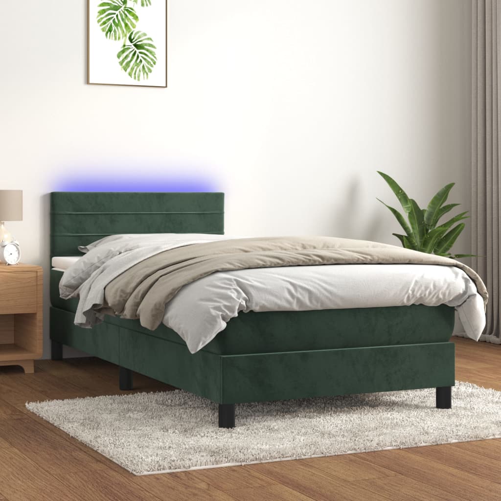 Kontinentalseng Med Led-lys Velour