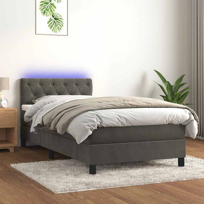 Kontinentalseng Med Led-lys Velour
