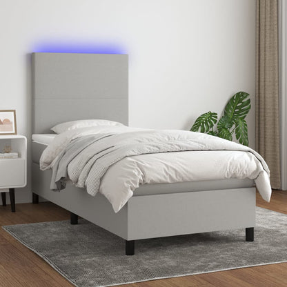 Kontinentalseng Med LED-lys Stof - Variant 3134677