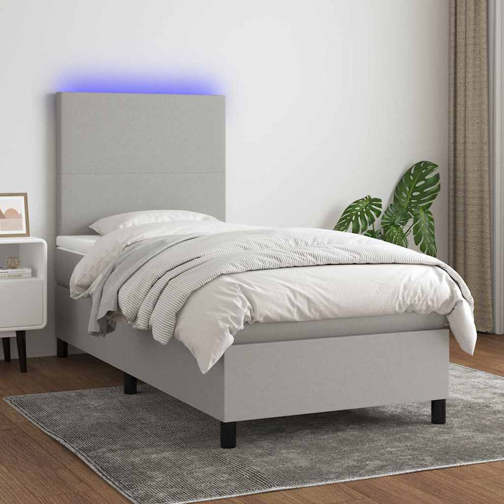 Kontinentalseng Med LED-lys Stof - Variant 3134685