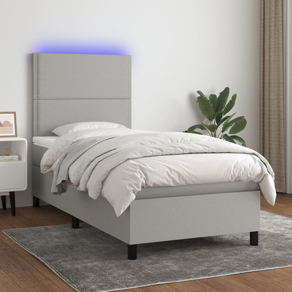 Kontinentalseng Med LED-lys Stof - Variant 3134765
