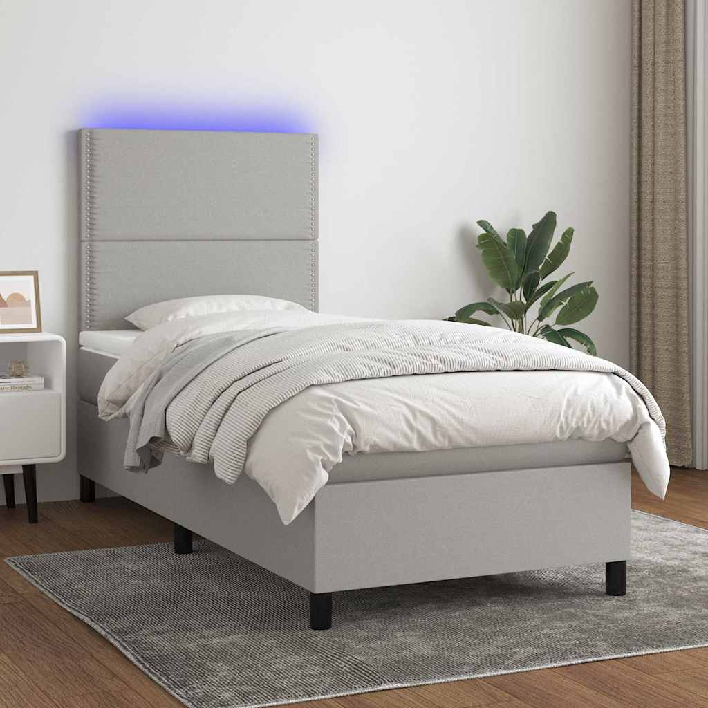 Kontinentalseng Med LED-lys Stof - Variant 3134773